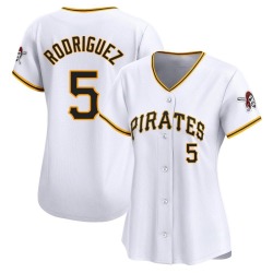 Endy Rodriguez Pittsburgh Pirates Women's Limited Home Jersey - White