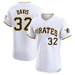 Henry Davis Pittsburgh Pirates Men's Elite Home Jersey - White