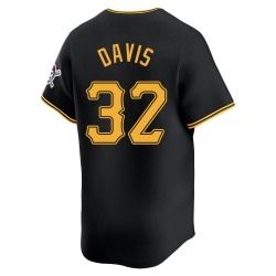 Henry Davis Pittsburgh Pirates Men's Limited Alternate Jersey - Black