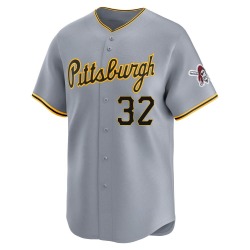 Henry Davis Pittsburgh Pirates Men's Limited Away Jersey - Gray