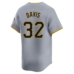 Henry Davis Pittsburgh Pirates Men's Limited Away Jersey - Gray