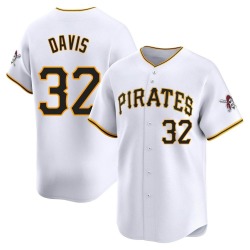 Henry Davis Pittsburgh Pirates Men's Limited Home Jersey - White