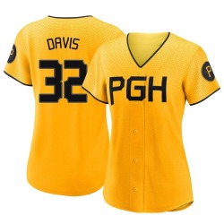 Henry Davis Pittsburgh Pirates Women's Authentic 2023 City Connect Jersey - Gold