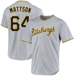 Isaac Mattson Pittsburgh Pirates Men's Replica Road Jersey - Gray