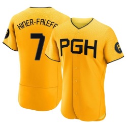 Isiah Kiner-Falefa Pittsburgh Pirates Men's Authentic 2023 City Connect Jersey - Gold