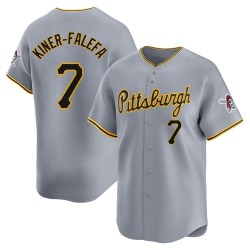 Isiah Kiner-Falefa Pittsburgh Pirates Men's Limited Away Jersey - Gray