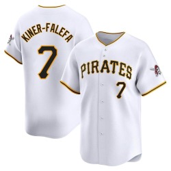 Isiah Kiner-Falefa Pittsburgh Pirates Men's Limited Home Jersey - White