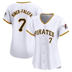 Isiah Kiner-Falefa Pittsburgh Pirates Women's Limited Home Jersey - White