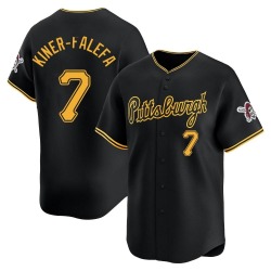 Isiah Kiner-Falefa Pittsburgh Pirates Youth Limited Alternate Jersey - Black