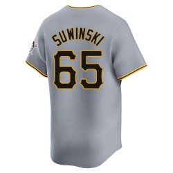 Jack Suwinski Pittsburgh Pirates Men's Limited Away Jersey - Gray