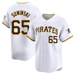 Jack Suwinski Pittsburgh Pirates Men's Limited Home Jersey - White