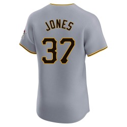 Jared Jones Pittsburgh Pirates Men's Elite Road Jersey - Gray