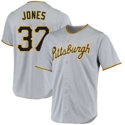 Jared Jones Pittsburgh Pirates Men's Replica Road Jersey - Gray