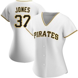 Jared Jones Pittsburgh Pirates Women's Authentic Home Jersey - White