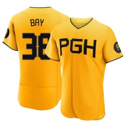 Jason Bay Pittsburgh Pirates Men's Authentic 2023 City Connect Jersey - Gold