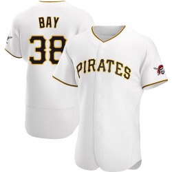 Jason Bay Pittsburgh Pirates Men's Authentic Home Jersey - White