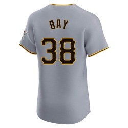 Jason Bay Pittsburgh Pirates Men's Elite Road Jersey - Gray