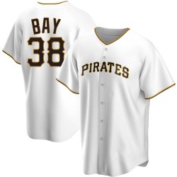 Jason Bay Pittsburgh Pirates Men's Replica Home Jersey - White