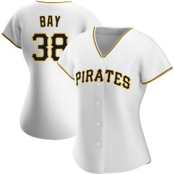 Jason Bay Pittsburgh Pirates Women's Authentic Home Jersey - White