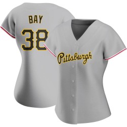 Jason Bay Pittsburgh Pirates Women's Authentic Road Jersey - Gray