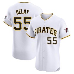 Jason Delay Pittsburgh Pirates Men's Elite Home Jersey - White