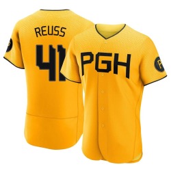 Jerry Reuss Pittsburgh Pirates Men's Authentic 2023 City Connect Jersey - Gold