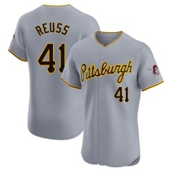 Jerry Reuss Pittsburgh Pirates Men's Elite Road Jersey - Gray