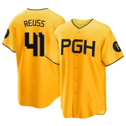 Jerry Reuss Pittsburgh Pirates Men's Replica 2023 City Connect Jersey - Gold