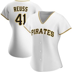 Jerry Reuss Pittsburgh Pirates Women's Authentic Home Jersey - White