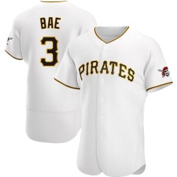 Ji Hwan Bae Pittsburgh Pirates Men's Authentic Home Jersey - White