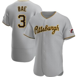 Ji Hwan Bae Pittsburgh Pirates Men's Authentic Road Jersey - Gray