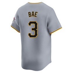 Ji Hwan Bae Pittsburgh Pirates Men's Limited Away Jersey - Gray