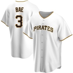 Ji Hwan Bae Pittsburgh Pirates Men's Replica Home Jersey - White