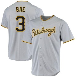 Ji Hwan Bae Pittsburgh Pirates Men's Replica Road Jersey - Gray