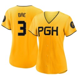 Ji Hwan Bae Pittsburgh Pirates Women's Authentic 2023 City Connect Jersey - Gold