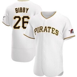 Jim Bibby Pittsburgh Pirates Men's Authentic Home Jersey - White