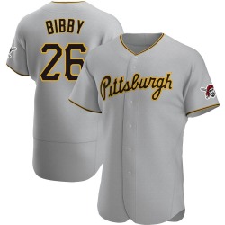 Jim Bibby Pittsburgh Pirates Men's Authentic Road Jersey - Gray