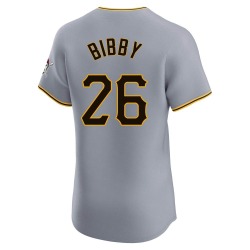 Jim Bibby Pittsburgh Pirates Men's Elite Road Jersey - Gray