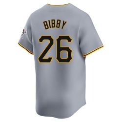 Jim Bibby Pittsburgh Pirates Men's Limited Away Jersey - Gray