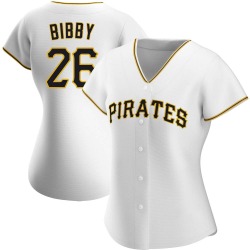 Jim Bibby Pittsburgh Pirates Women's Authentic Home Jersey - White