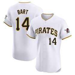 Joey Bart Pittsburgh Pirates Men's Elite Home Jersey - White