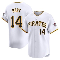 Joey Bart Pittsburgh Pirates Men's Limited Home Jersey - White