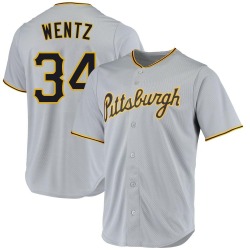 Joey Wentz Pittsburgh Pirates Men's Replica Road Jersey - Gray