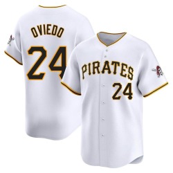 Johan Oviedo Pittsburgh Pirates Men's Limited Home Jersey - White