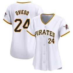 Johan Oviedo Pittsburgh Pirates Women's Limited Home Jersey - White