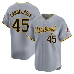 John Candelaria Pittsburgh Pirates Men's Limited Away Jersey - Gray