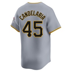 John Candelaria Pittsburgh Pirates Men's Limited Away Jersey - Gray