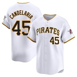 John Candelaria Pittsburgh Pirates Men's Limited Home Jersey - White