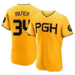 John Milner Pittsburgh Pirates Men's Authentic 2023 City Connect Jersey - Gold