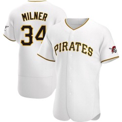 John Milner Pittsburgh Pirates Men's Authentic Home Jersey - White